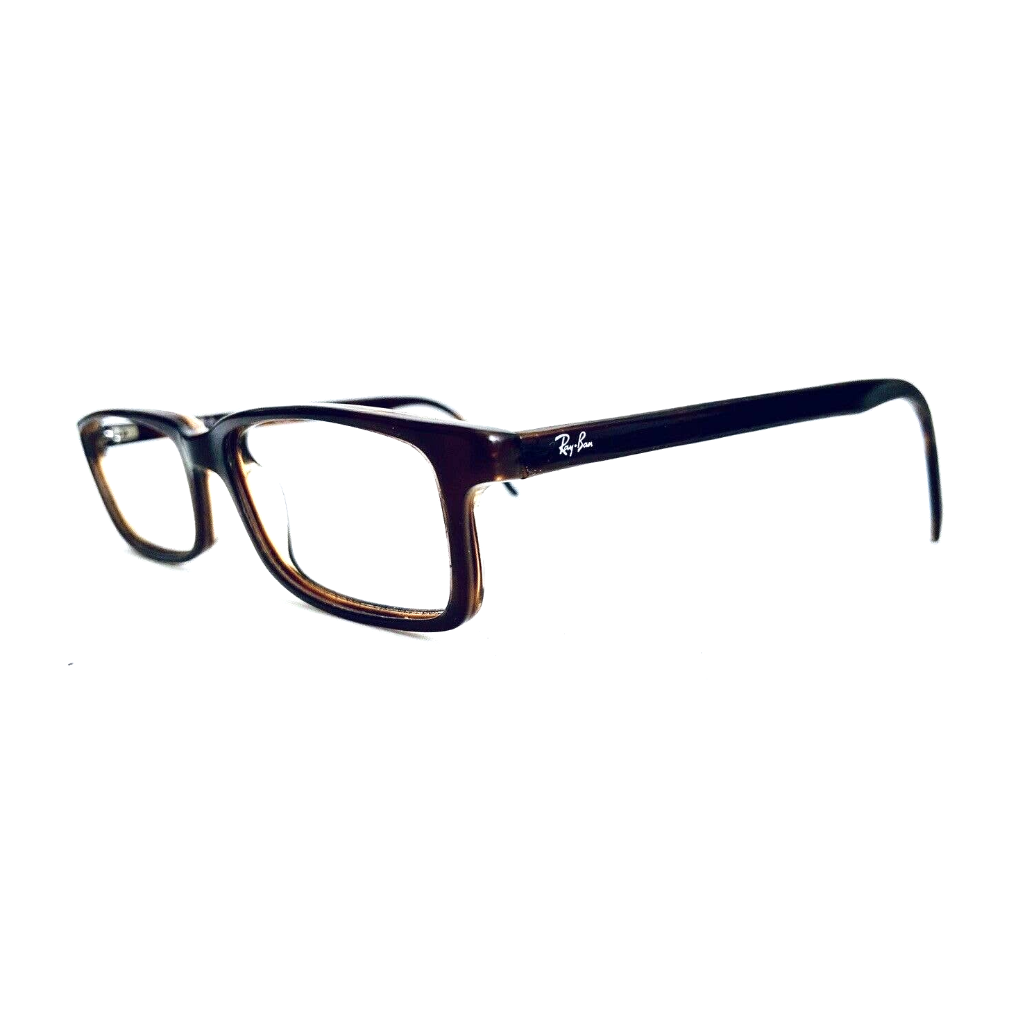 Rayban Brown Rectangular Glasses
